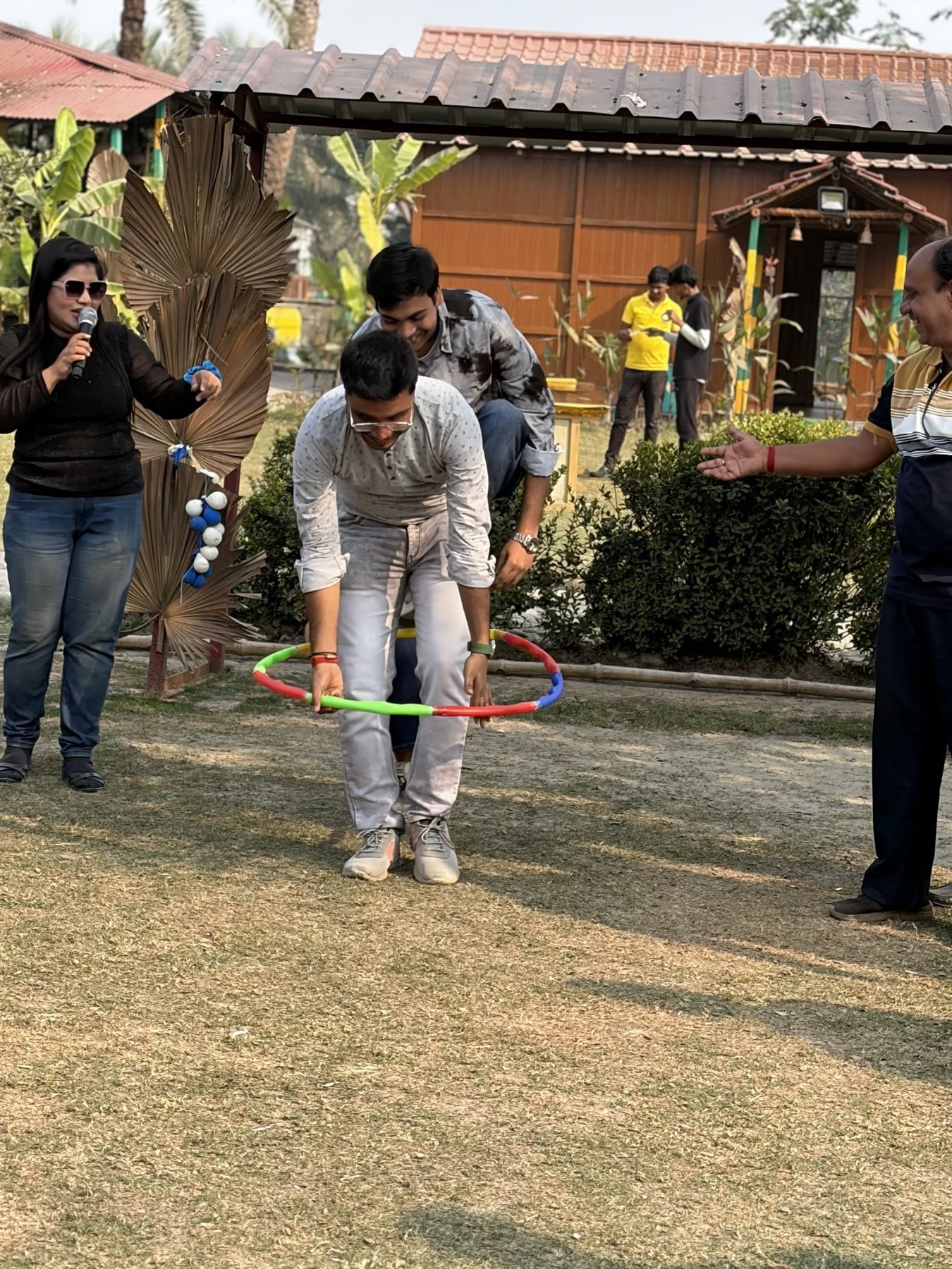 Rawatsons colleagues taking part in an outdoor team activity